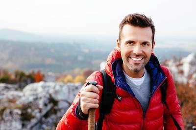 man hiking | airway dentistry oakbrook terrace il